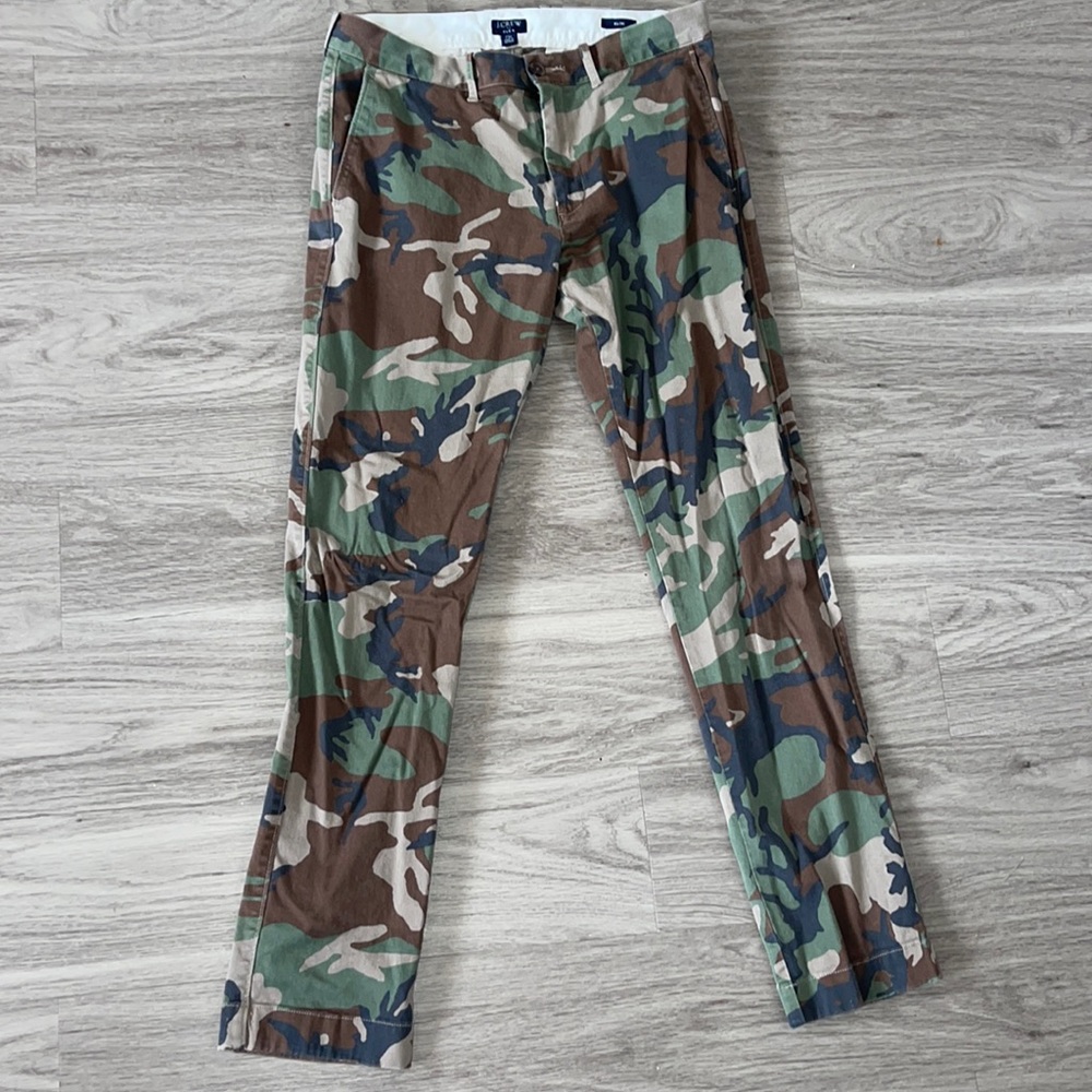 JCrew Mens Camo Pants